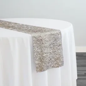 25pcs - Lush Chiffon Table Runner in 29"x79" Runner - Ivory