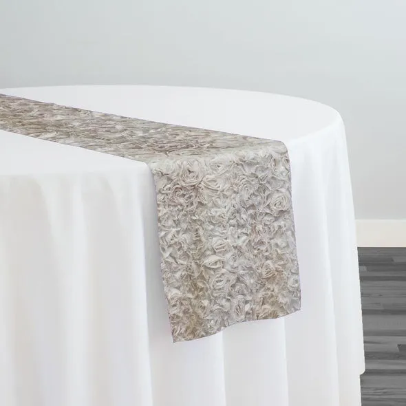 25pcs - Lush Chiffon Table Runner in 29"x79" Runner - Ivory