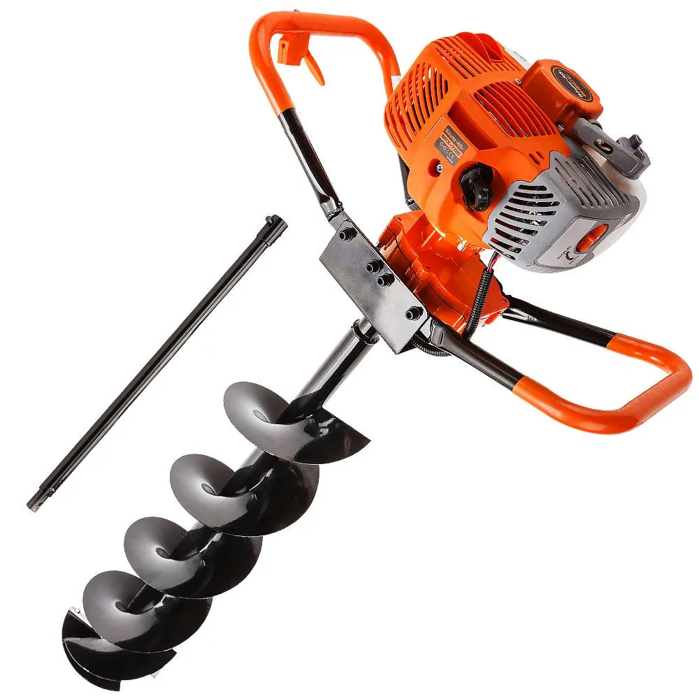 62cc Petrol Post Hole Digger, 1.4m Depth, Baumr-AG