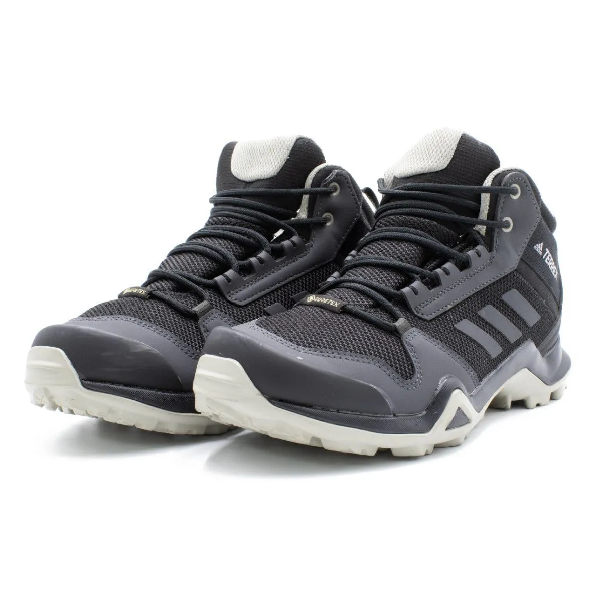 Adidas Terrex Ax3 Goretex Hiking Sport Shoes Fabric Black Colour For Women