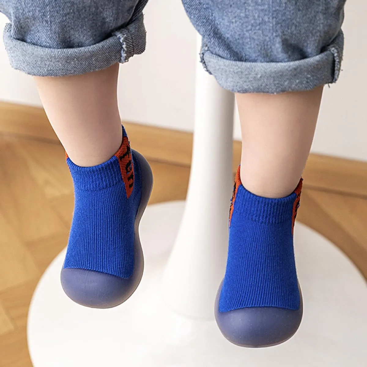 Baby Sock Shoes Boys Girls First Walking Shoes Non Slip Lightweight Toddler Infant Indoor Outdoor