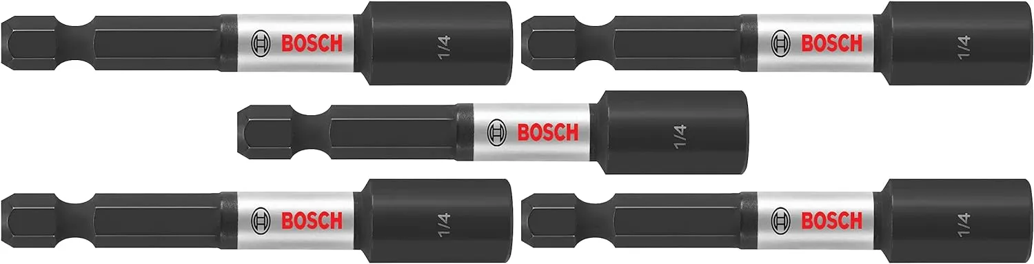 Bosch Impact Tough 2-9/16" x 1/4" Nutsetter - 5 Pack
