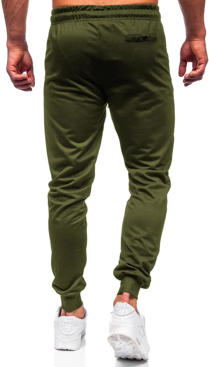 BUXKR Mens Casual Joggers Sweatpants for Jogging,Running or Athletic Activities