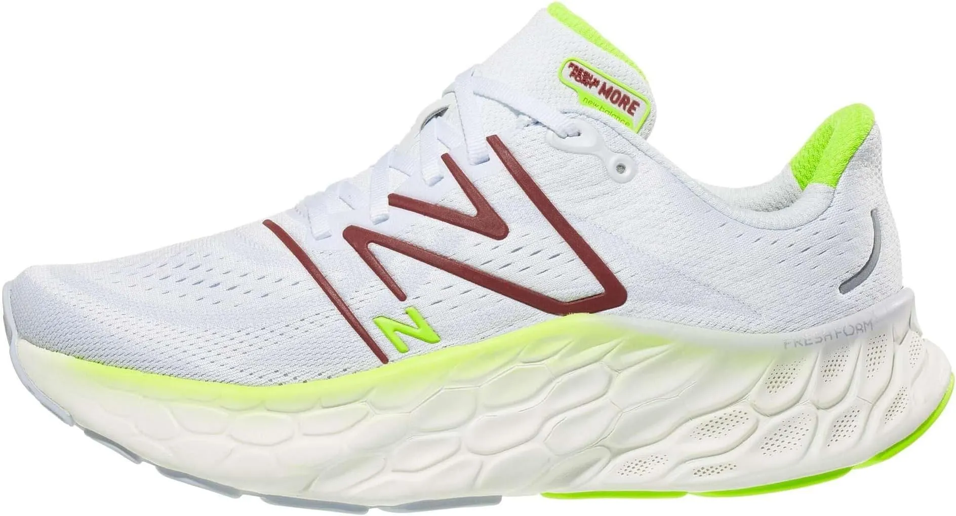 Fresh Foam X More v4 New Balance Sneakers, Quartz Grey/Thirty Watt
