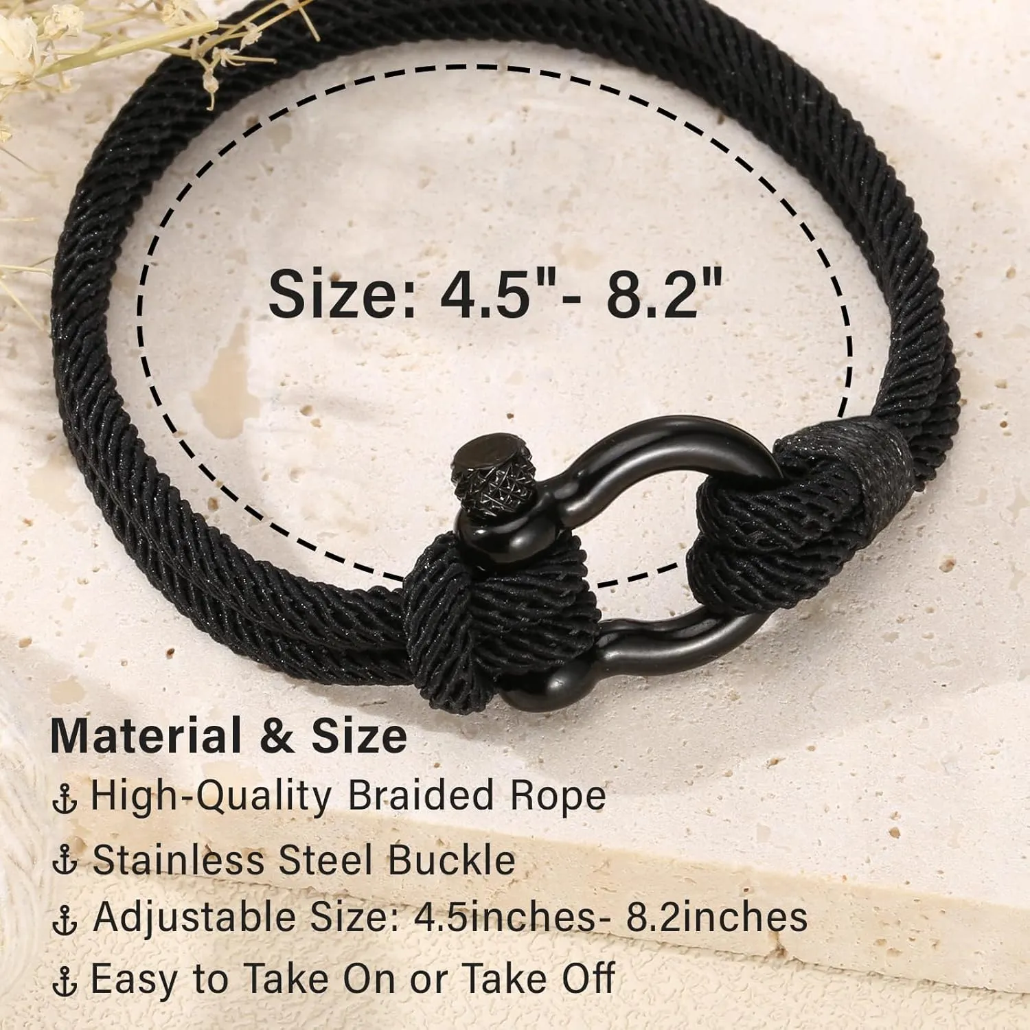 Jewelry&Card Gifts for Men Teen Boys, Sometimes You Forget You're Awesome Bracelets, Bracelets for Teen Boys, Christmas Birthday Inspirational Gifts for Dad Son Boyfriend Husband Friends