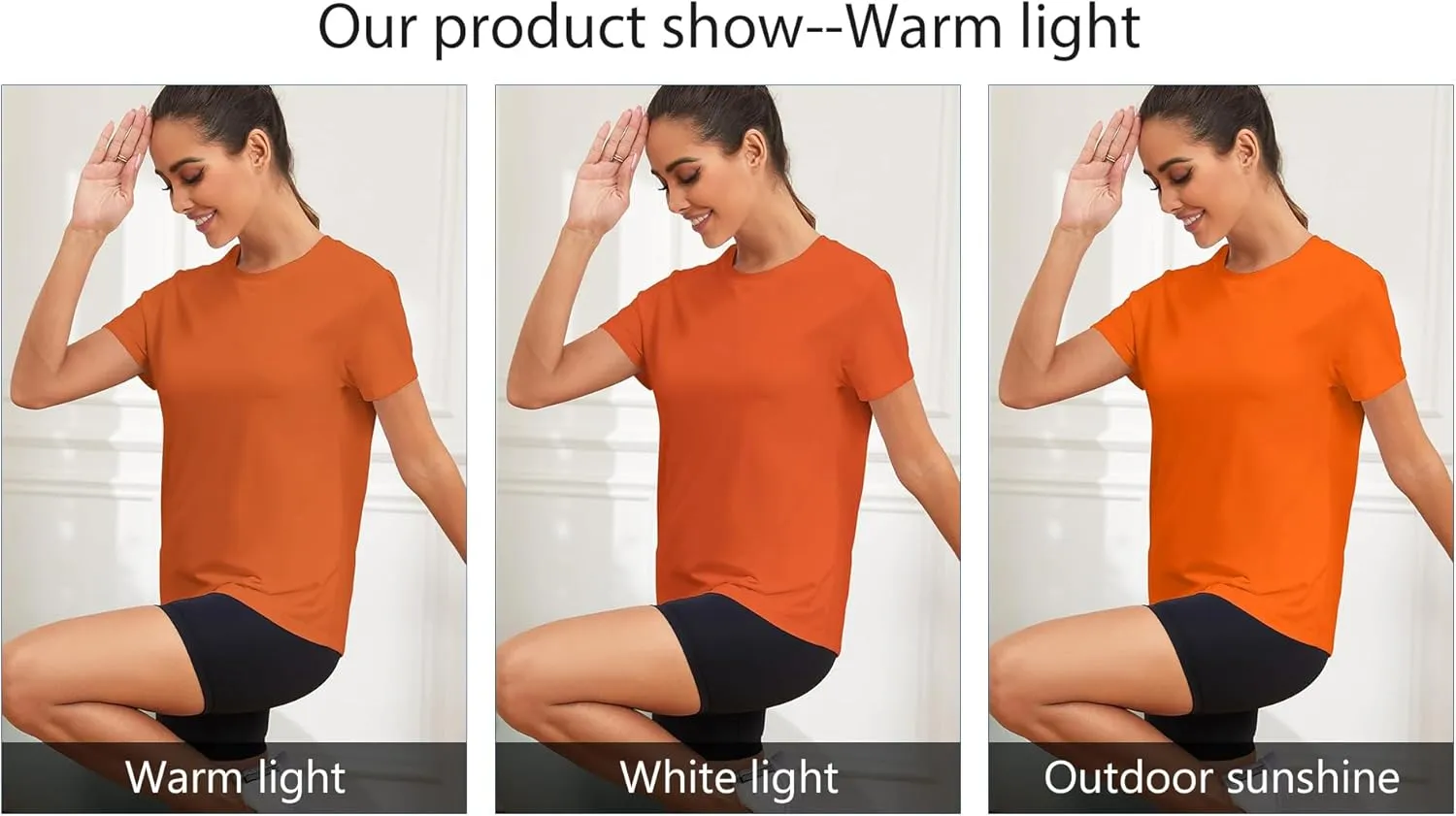 KevaMolly Workout Tops for Women UPF50  Breathable Loose Fit Yoga T Shirts Short Sleeve Running Gym Athletic Tee Top