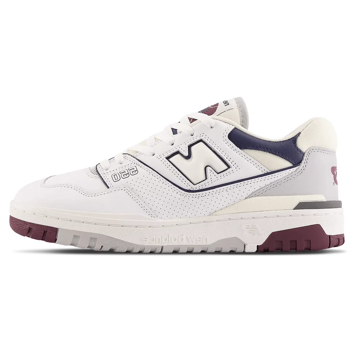 New Balance 550 'White Maroon Natural Indigo'