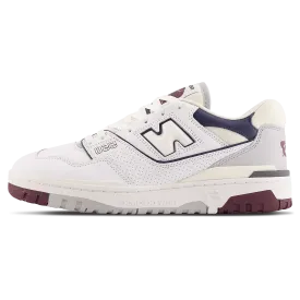 New Balance 550 'White Maroon Natural Indigo'