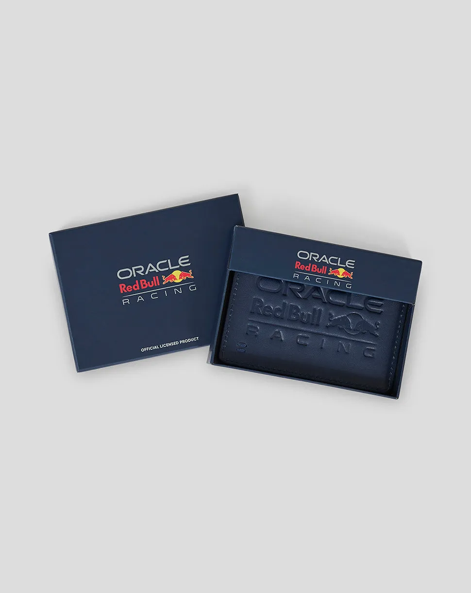 ORACLE RED BULL RACING LEATHER CARDHOLDER - NIGHT SKY