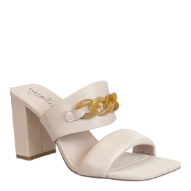 PROPRIETY in CHAMOIS Heeled Sandals
