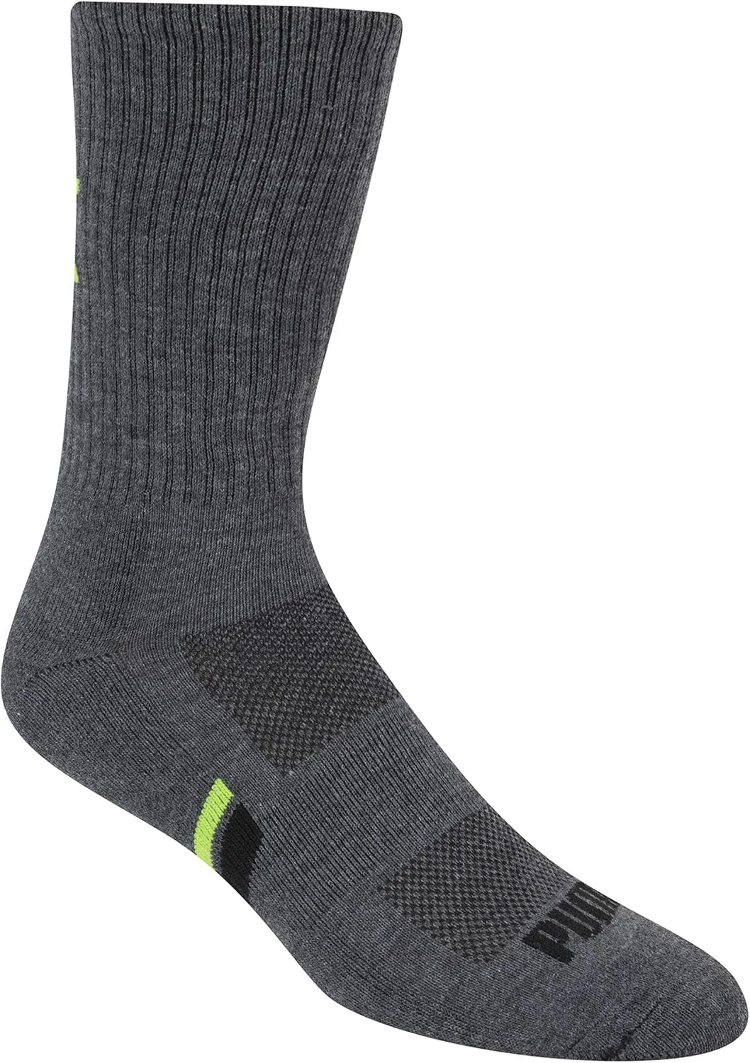 PUMA Men's 6 Pack Crew Socks