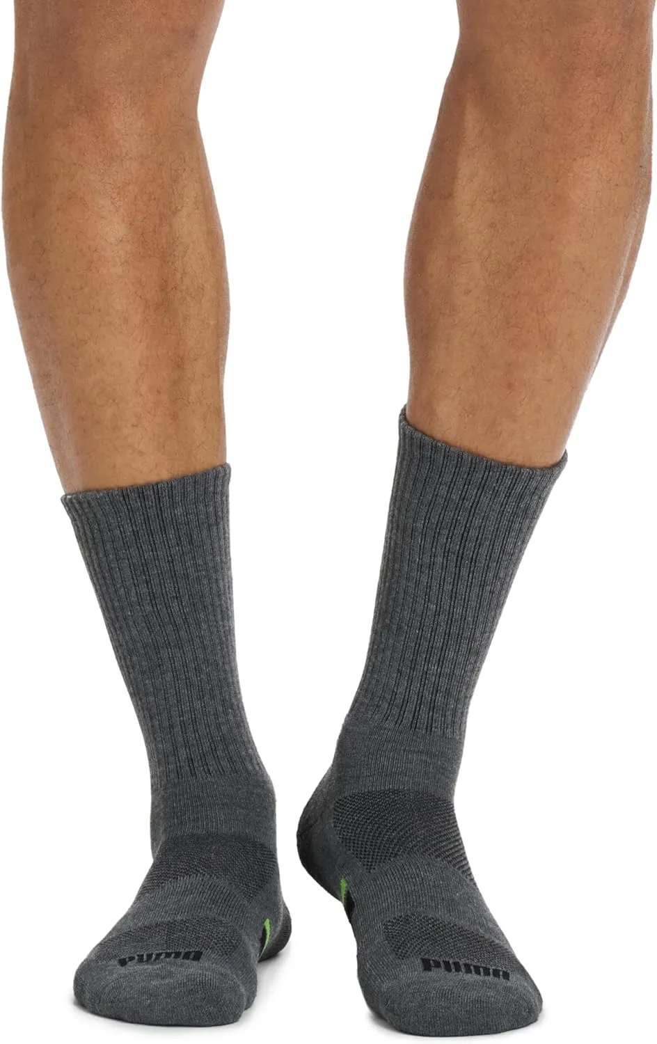 PUMA Men's 6 Pack Crew Socks