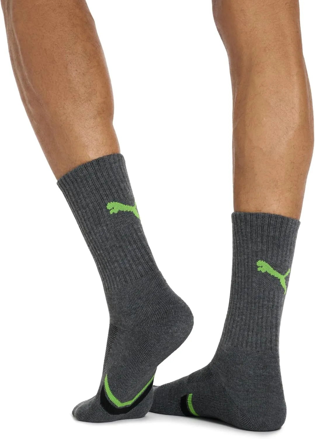 PUMA Men's 6 Pack Crew Socks