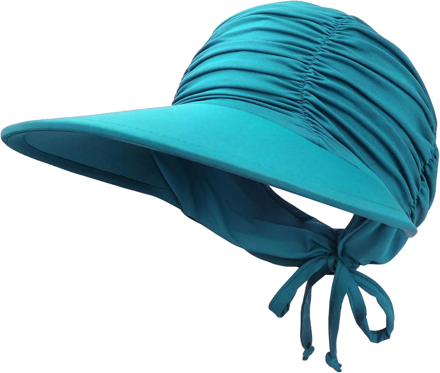 Women Visor Sun Hat Adjustable Foldable Wide Brim Sun Hats Summer UPF 50  UV Protection Visor Cap for Outdoor Beach