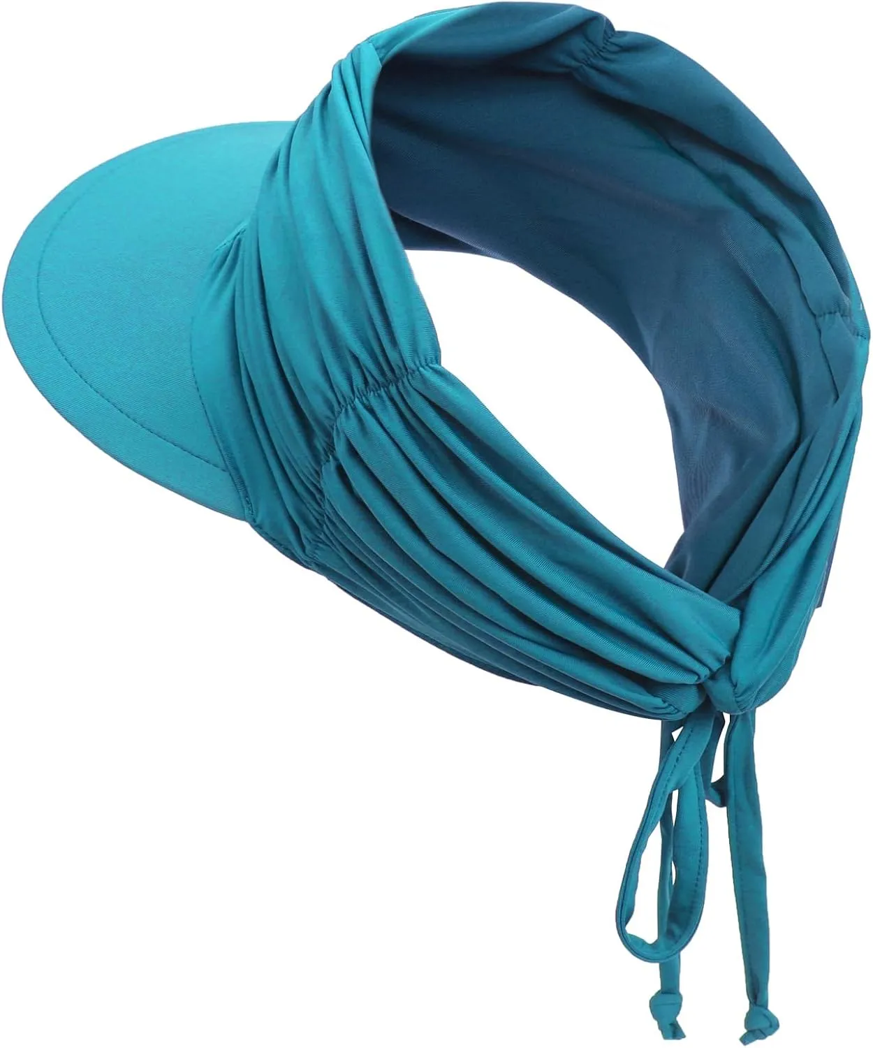 Women Visor Sun Hat Adjustable Foldable Wide Brim Sun Hats Summer UPF 50  UV Protection Visor Cap for Outdoor Beach